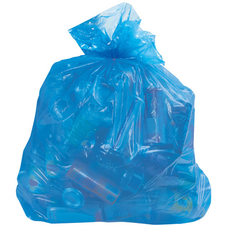 PARTNERS BRAND 13 gal Trash Bags, 1.5 Mil, Blue, 100 PK CL8002